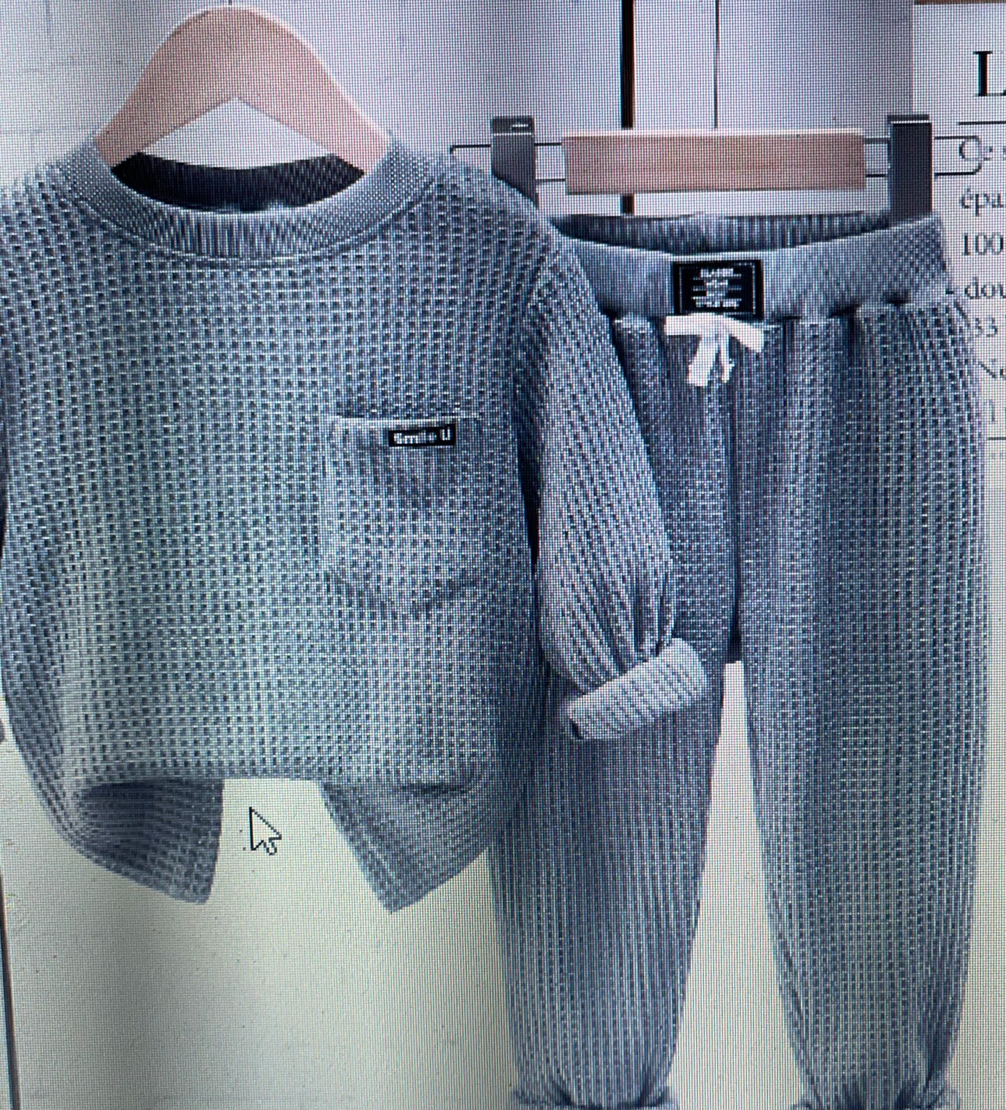 Waffle Two Piece Set