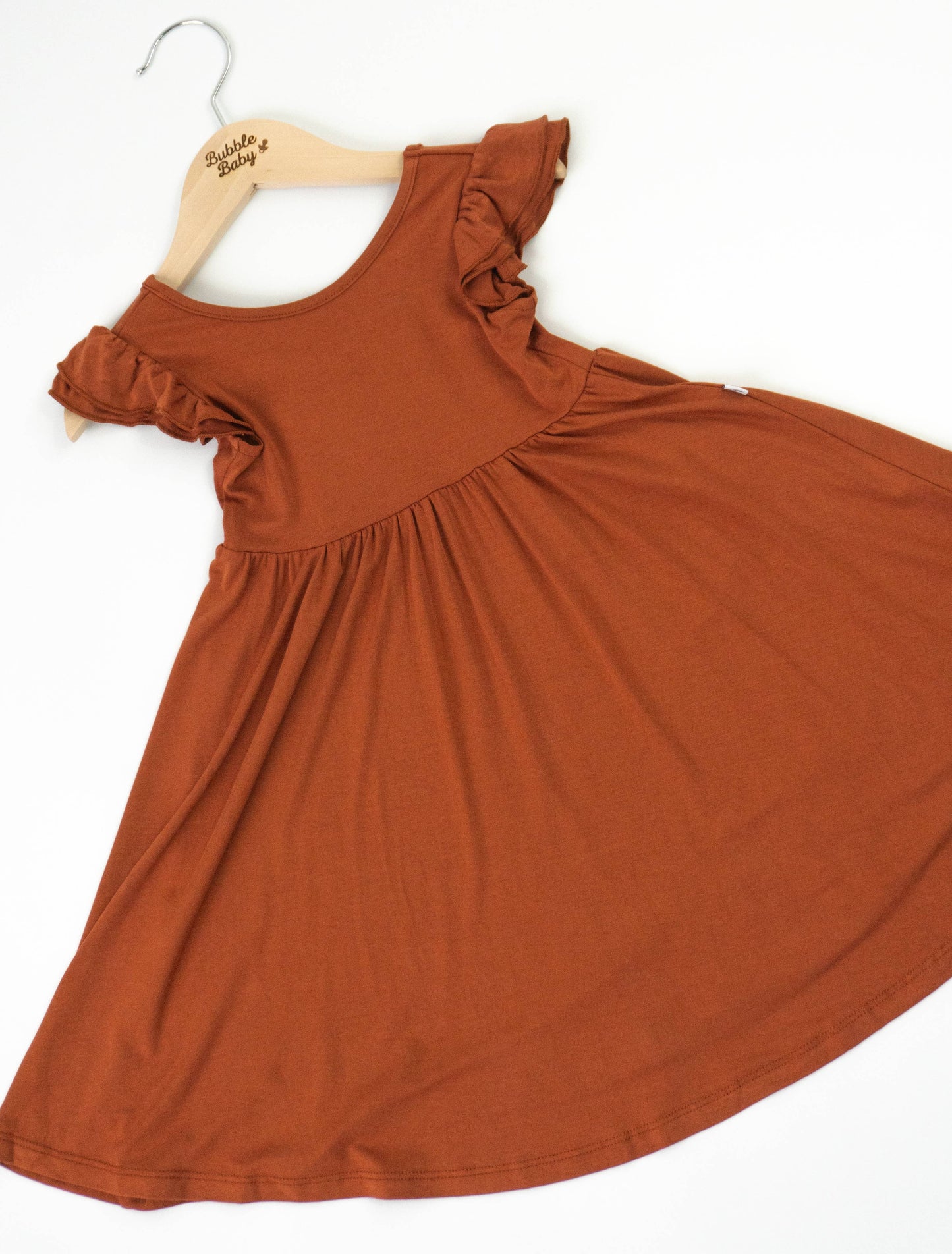 Pecan | Toddler Flutter Dress