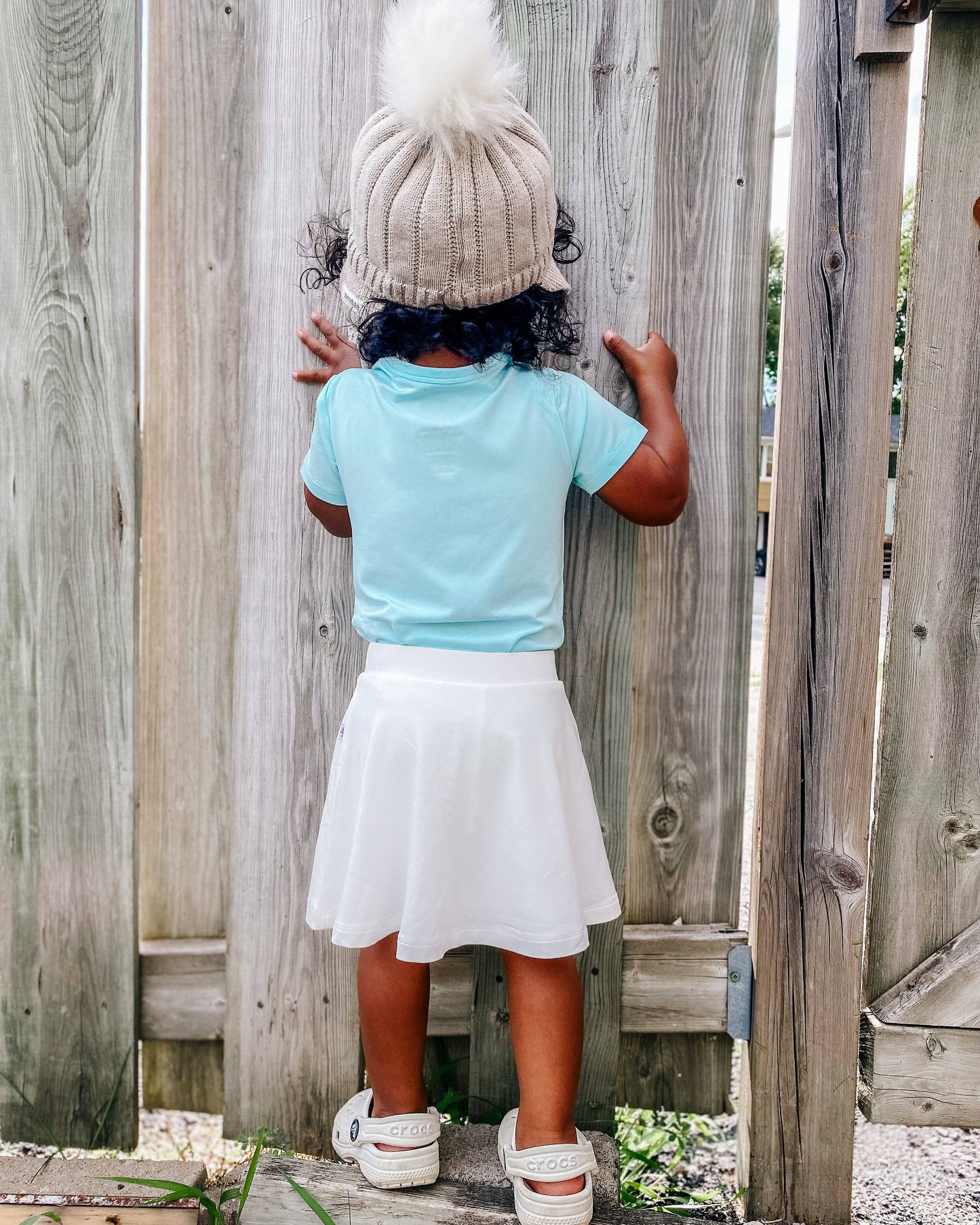 Ivory Toddler Skort