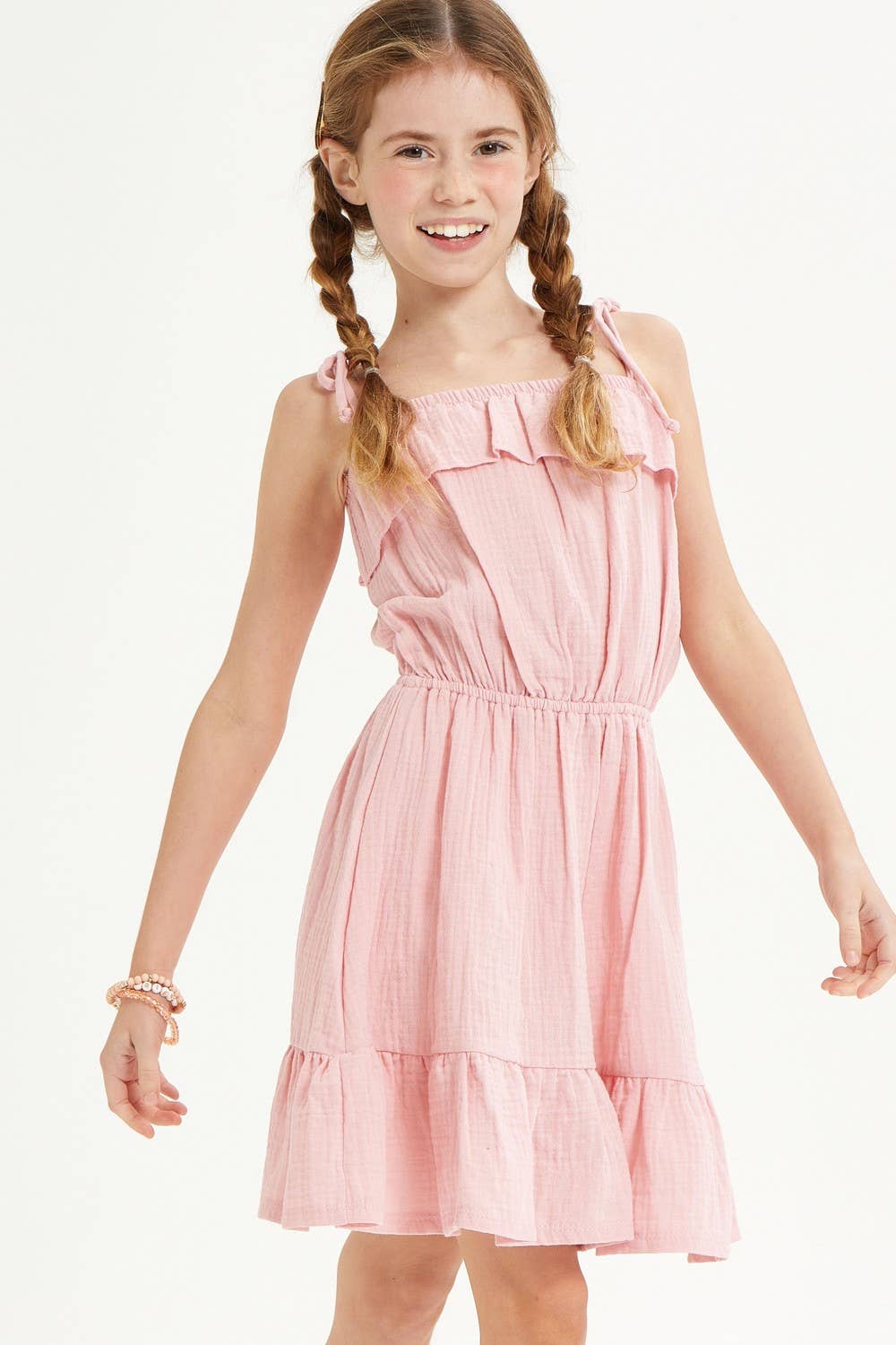 Tiered Gauze Dress