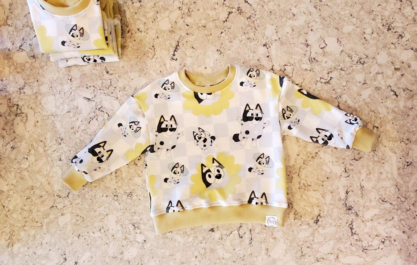 Bluey 100% Organic French Terry Sweatshirt