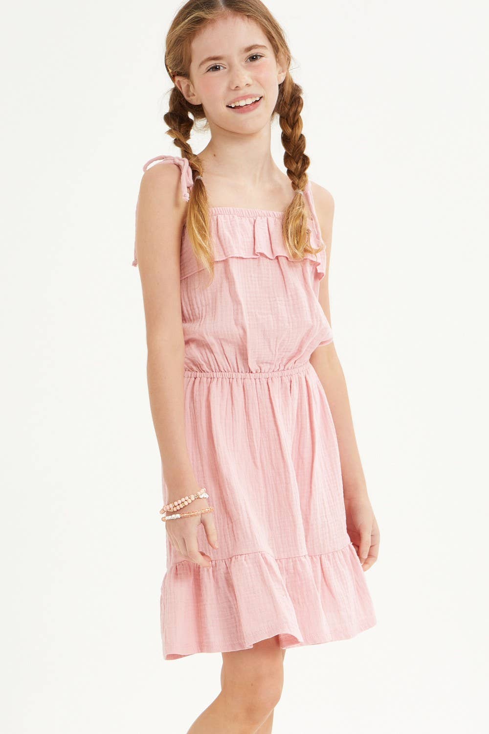 Tiered Gauze Dress