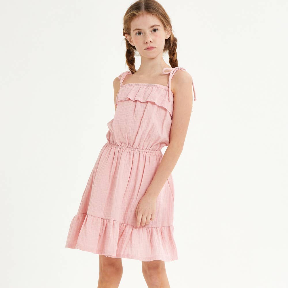 Tiered Gauze Dress