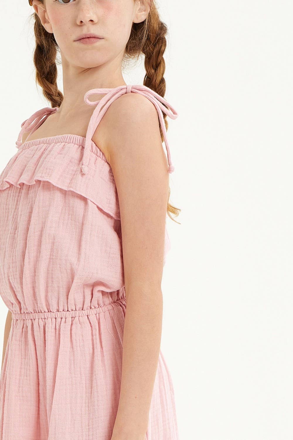 Tiered Gauze Dress