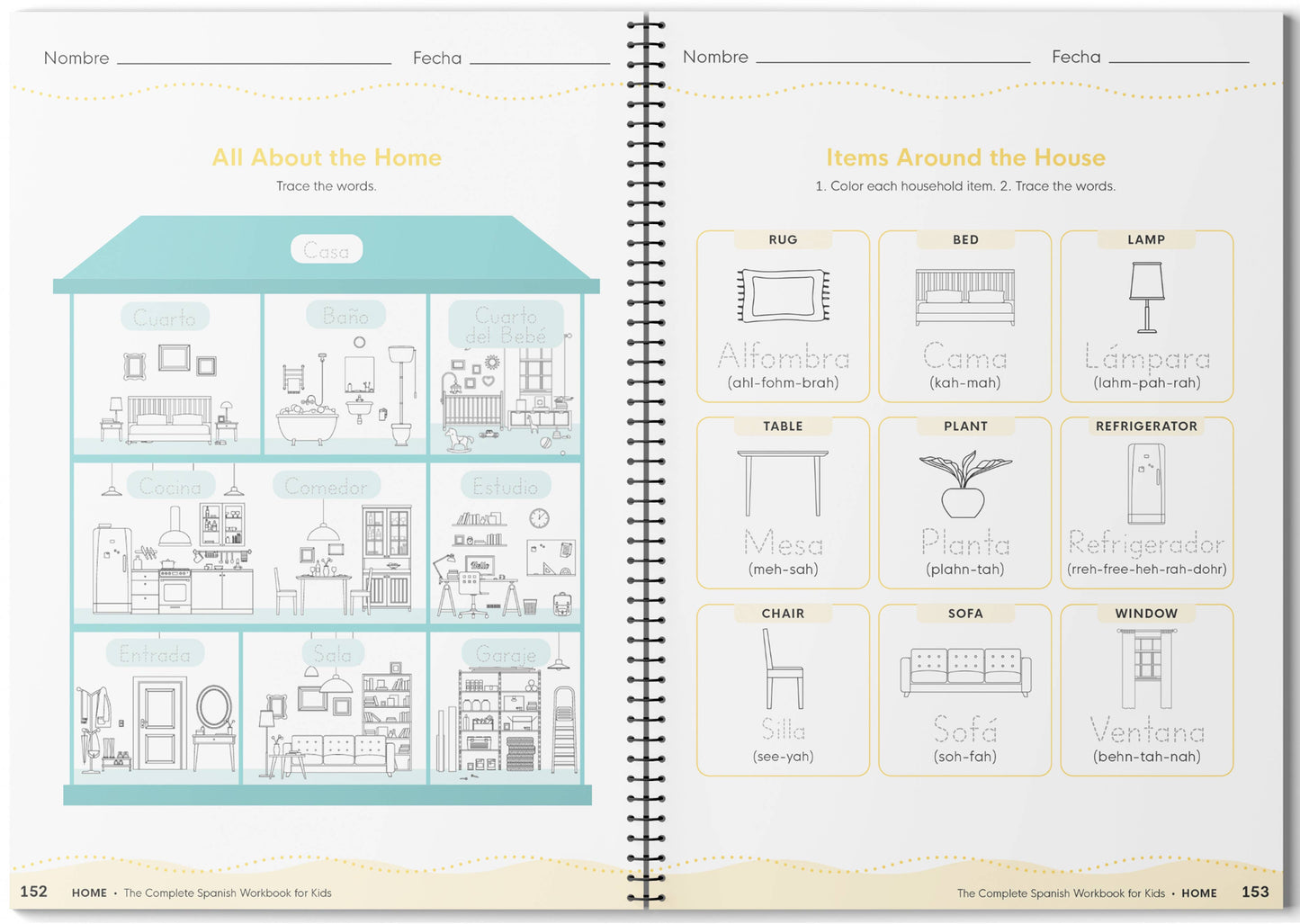 The Spanish Workbook for Kids