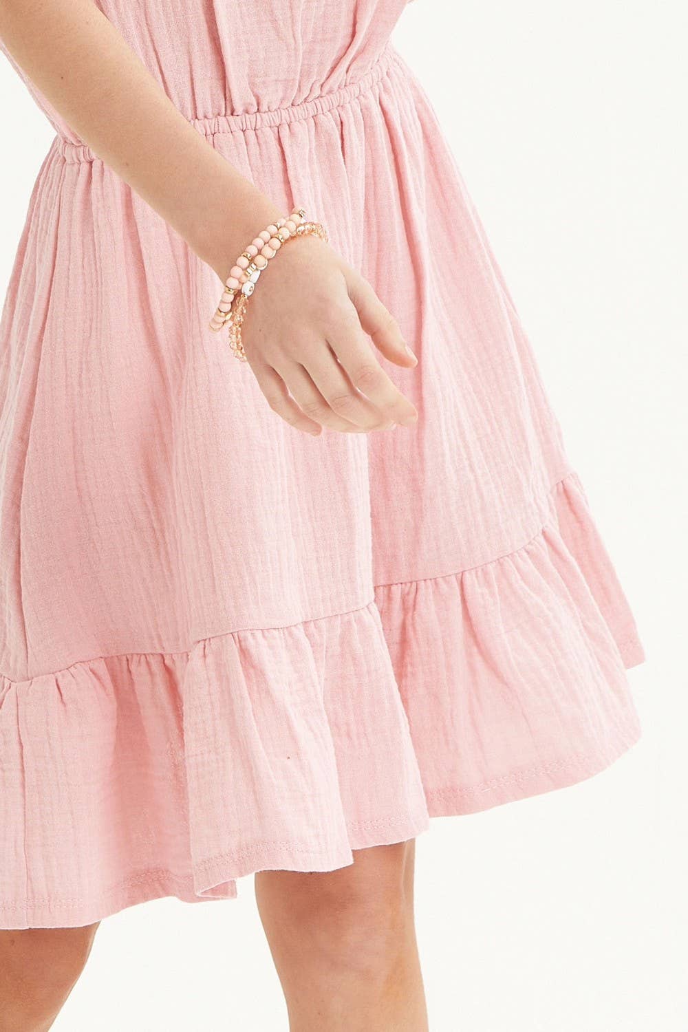 Tiered Gauze Dress