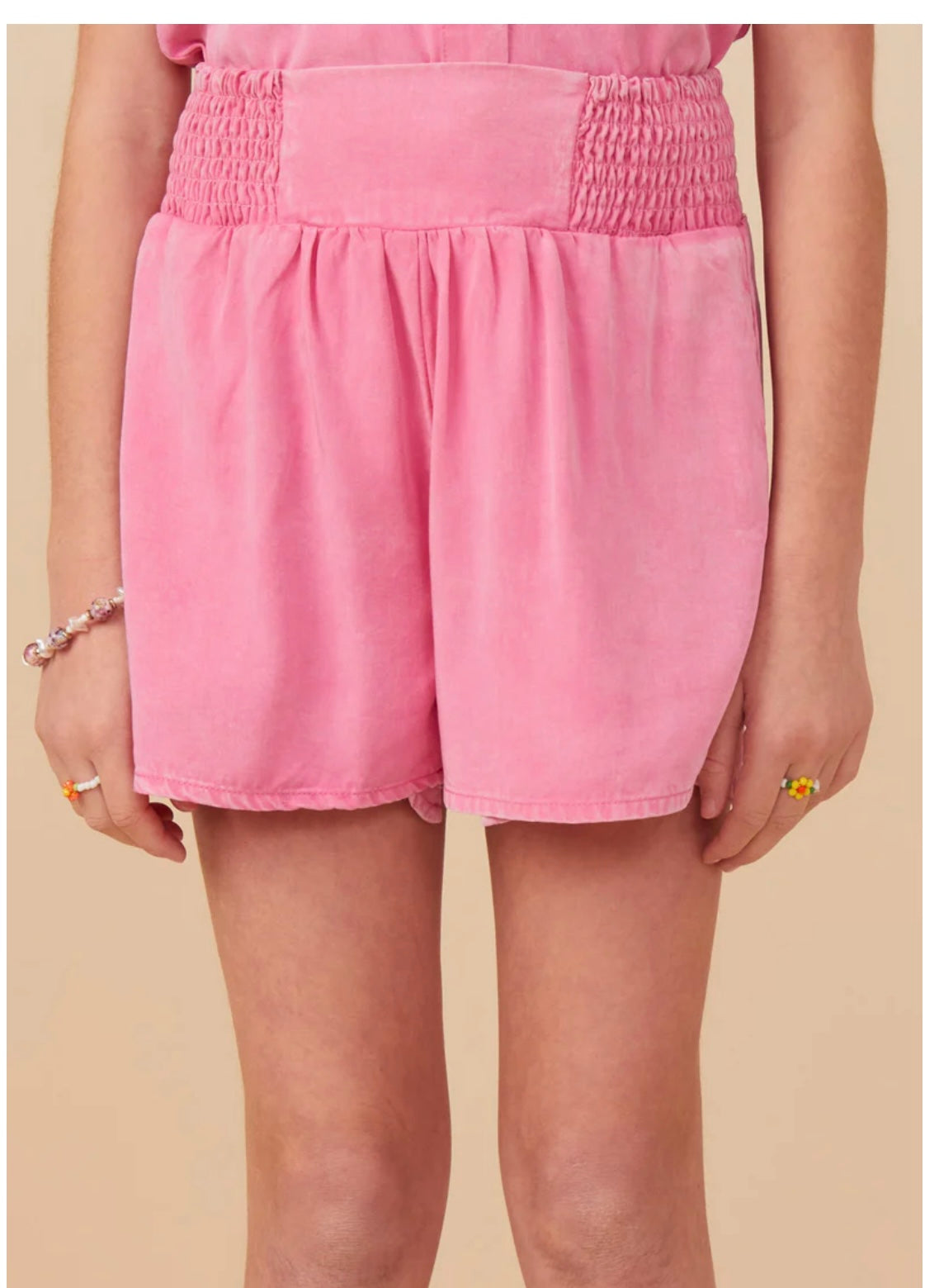 Mommy and Me Pink Dolman Shorts