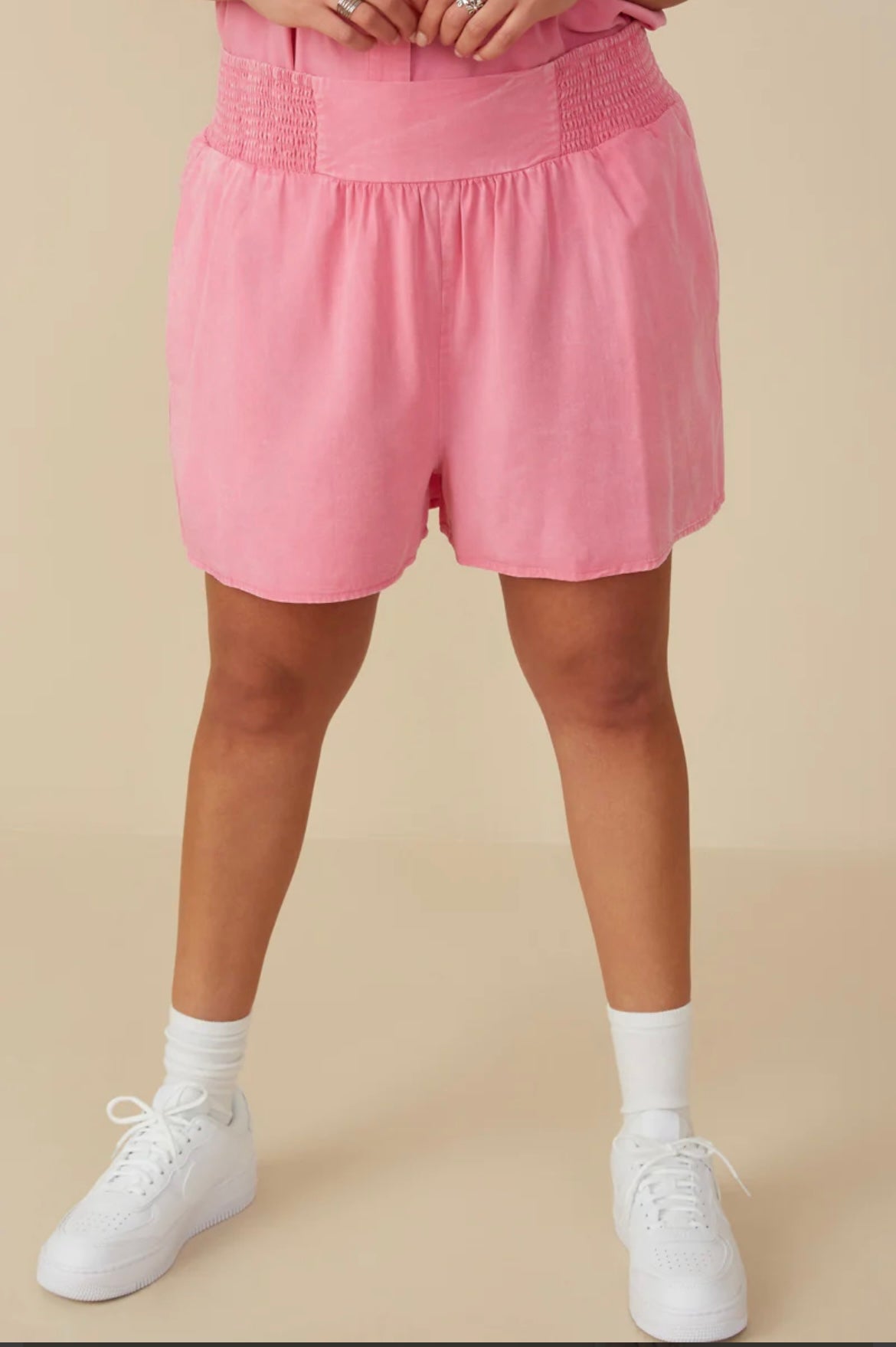 Mommy and Me Pink Dolman Shorts