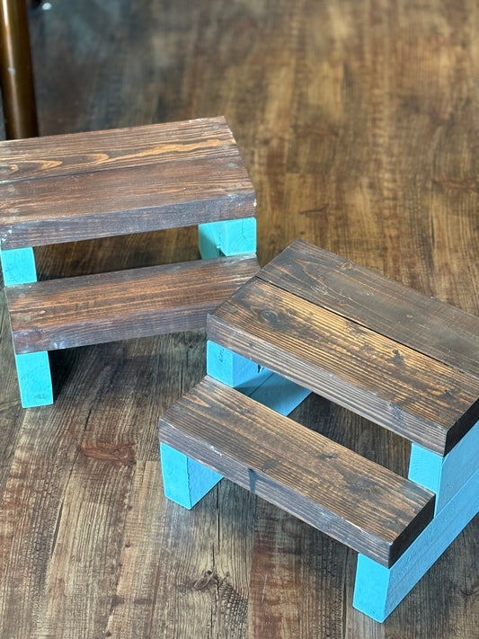 Locally Made Wooden Step Stool