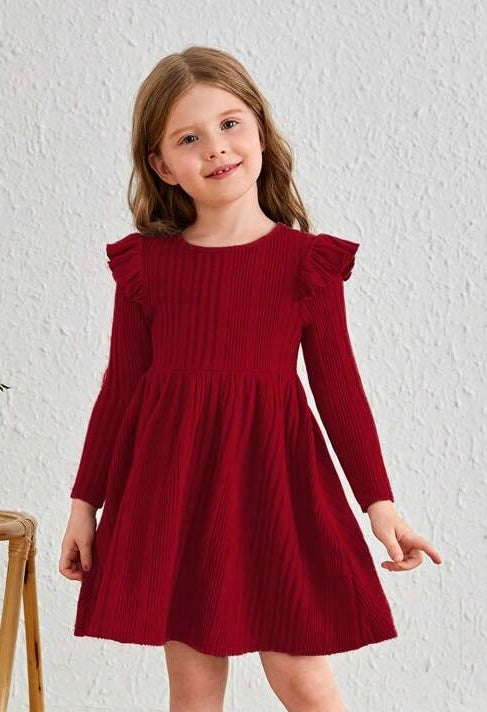 Deep Red Dress