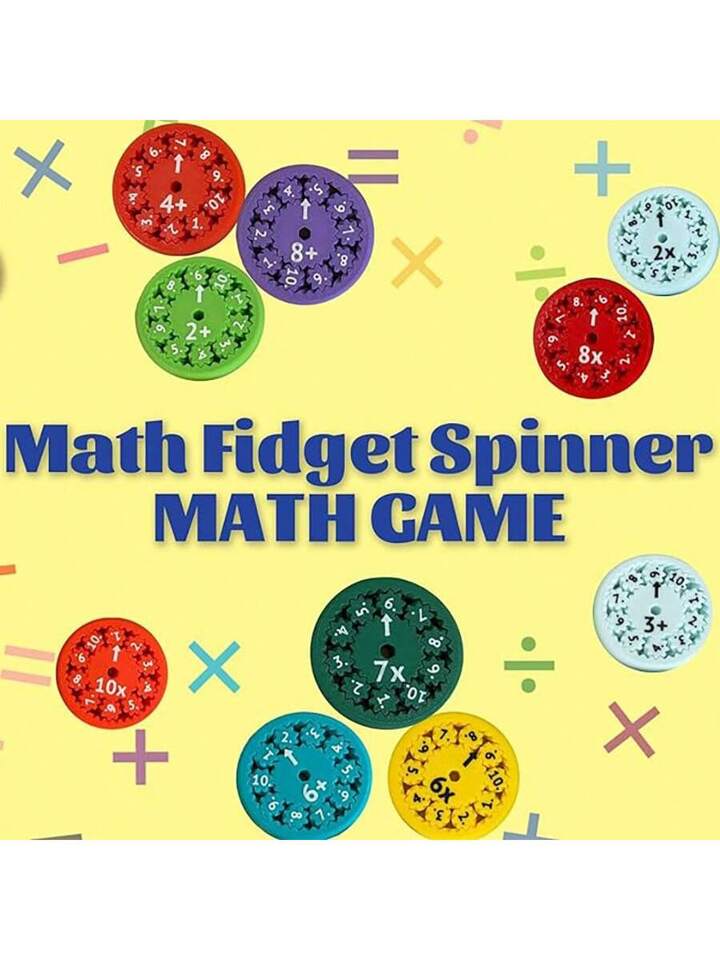 Math Facts Fidget Spinners
