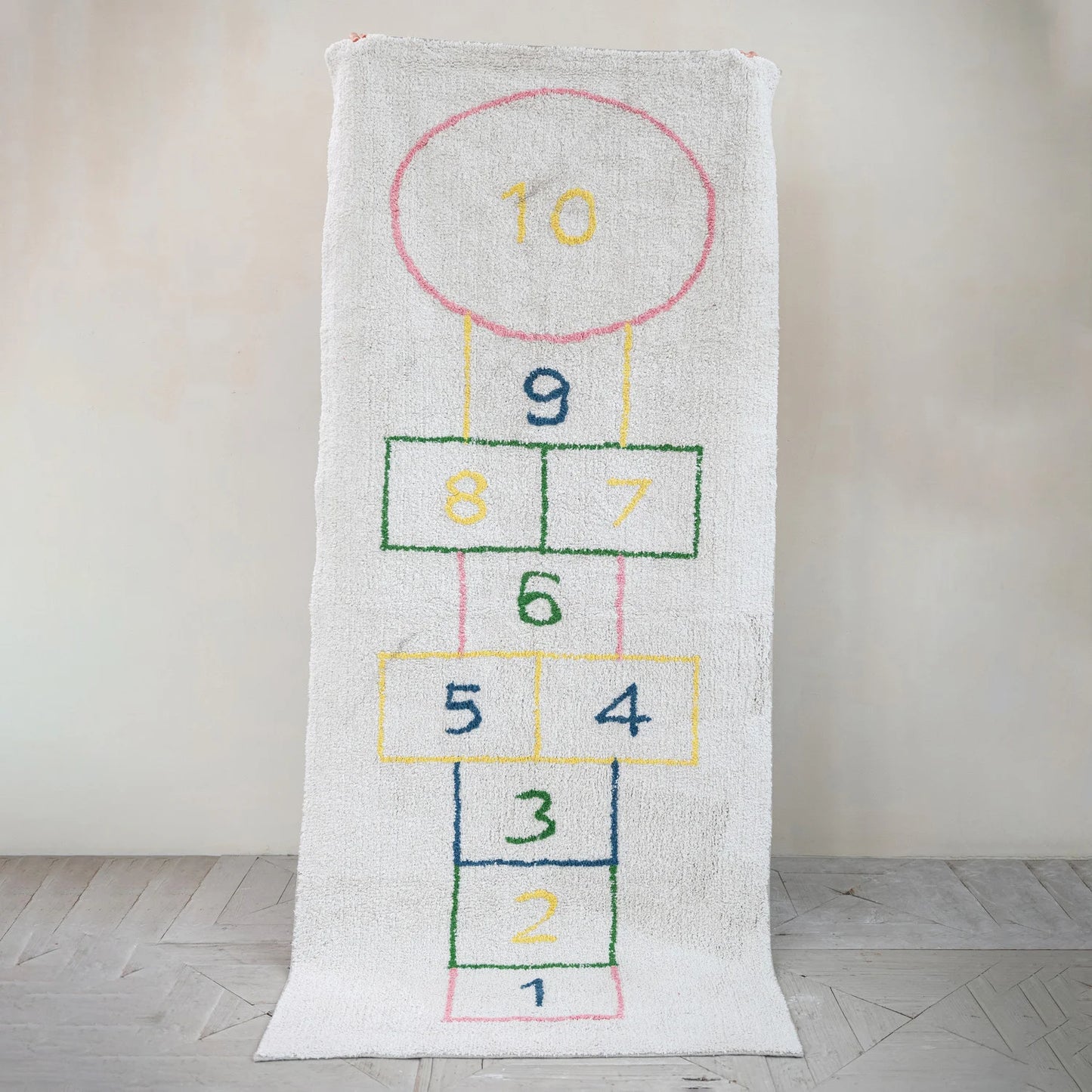 Cotton Hopscotch Rug 3’x7’