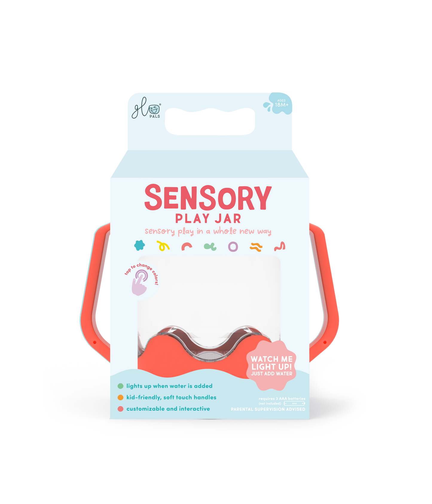 Coral Sensory Play Jar