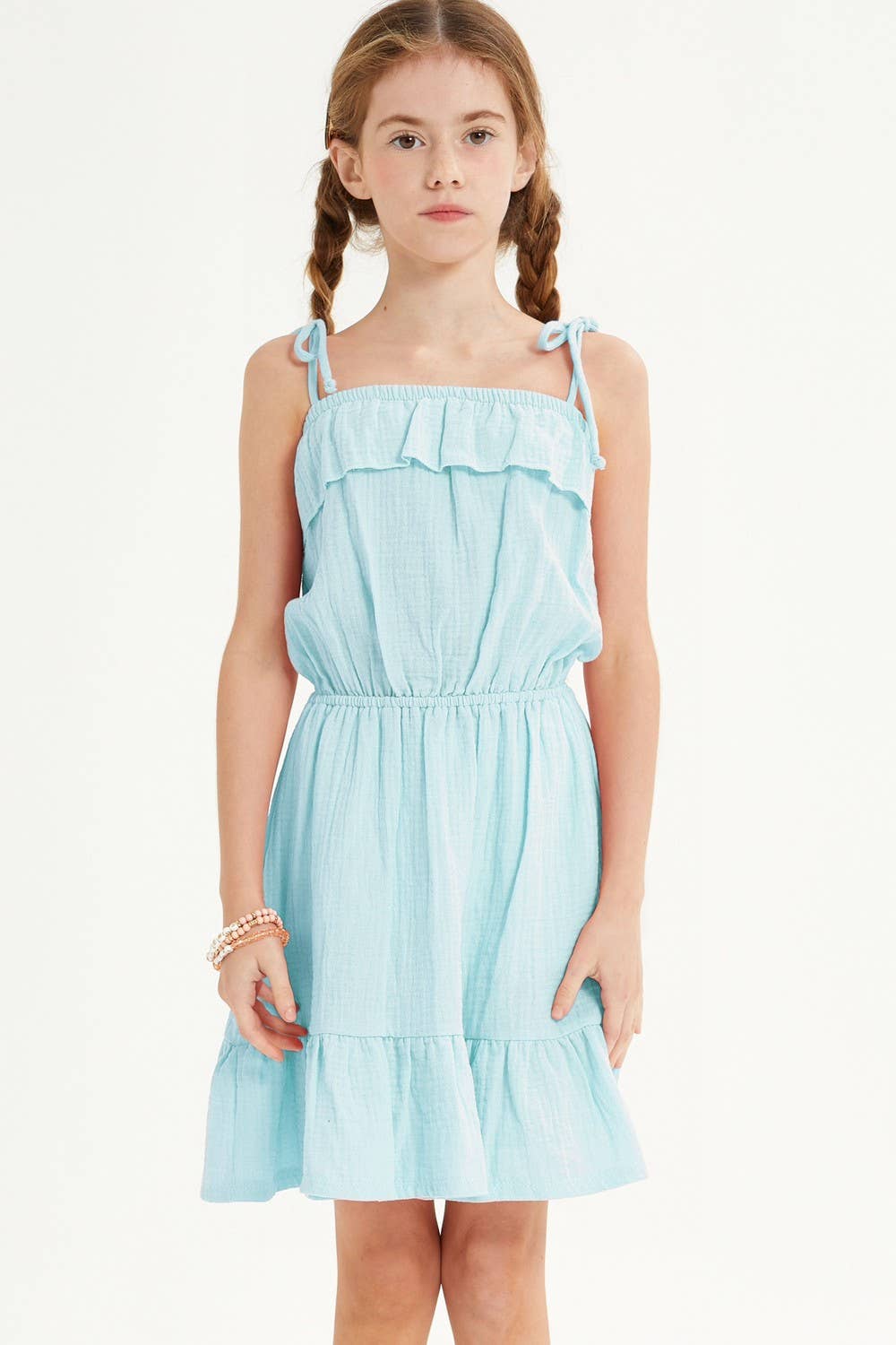 Tiered Gauze Dress