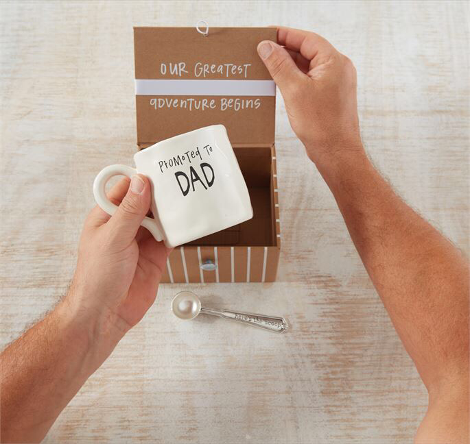 Dad Coffee Announcement Box