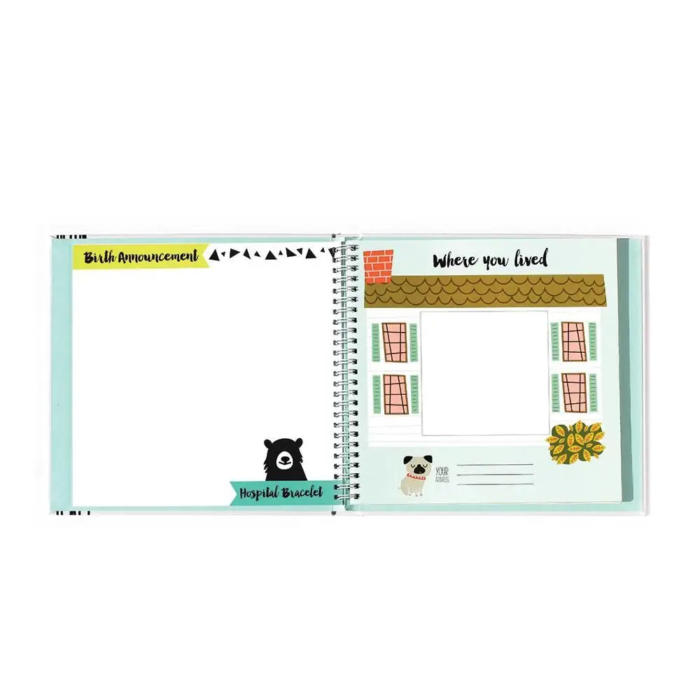 Lucy Darling 'Baby's First Year' Memory Book. Size One Size - Grey