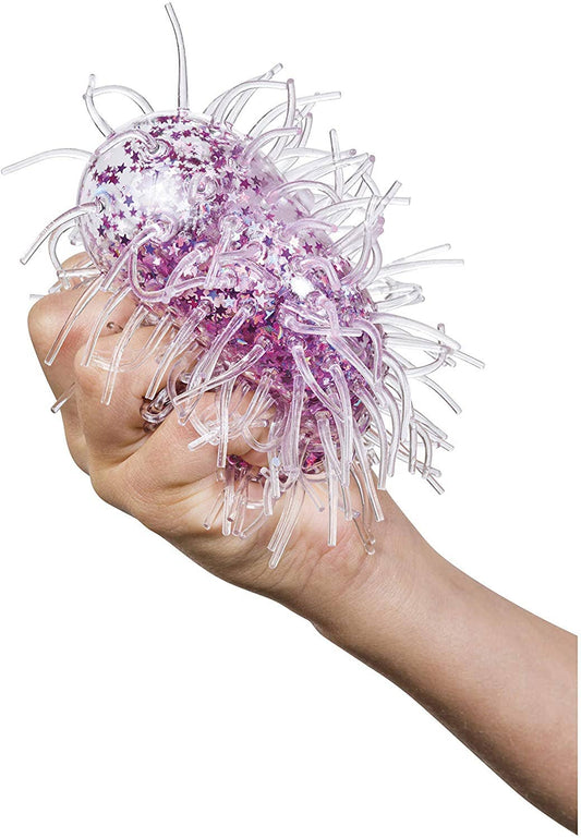 Squishy 3-1/2" Sea Anemone, Sparkly/Squishy/Asst Colors