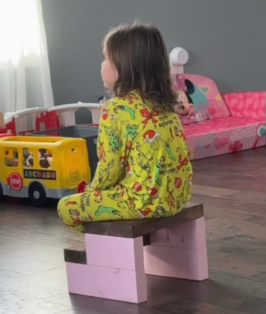 Locally Made Wooden Step Stool