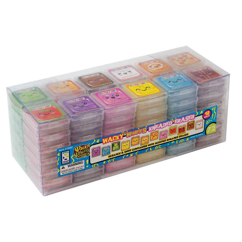 Wacky Whiffs Scented Kneaded Eraser 72/dsp