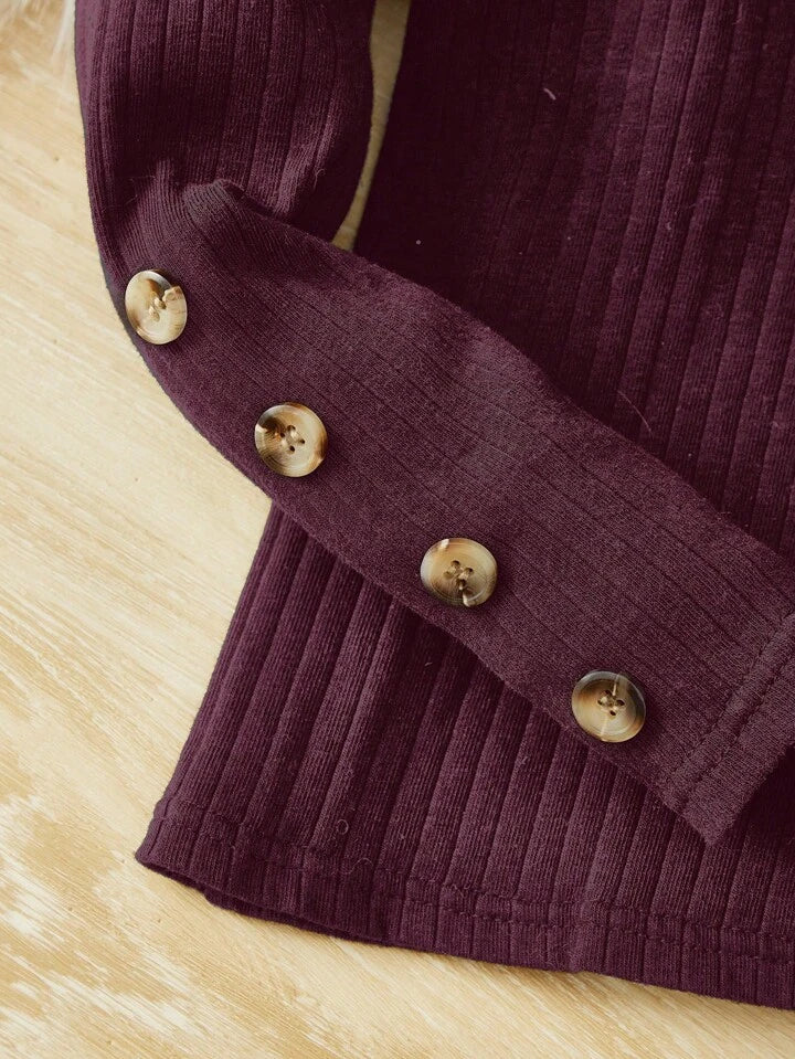 Burgundy Ruffle