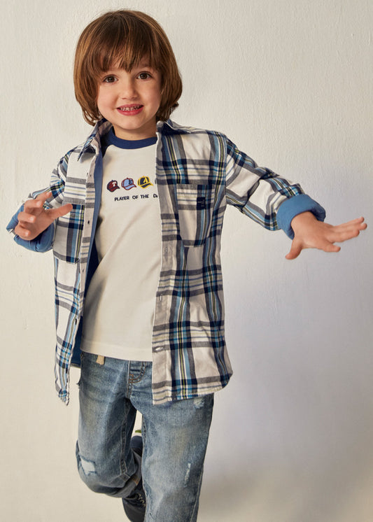 Navy Plaid
