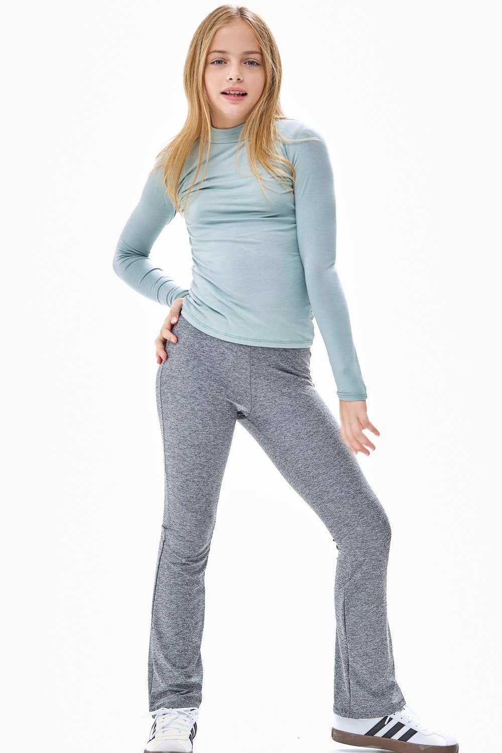 Mock Neck Long Sleeve Shirt