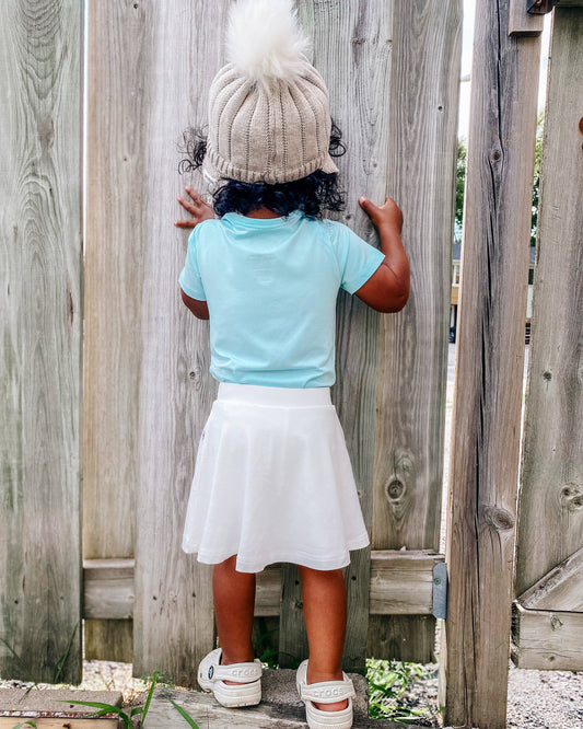 Ivory Toddler Skort