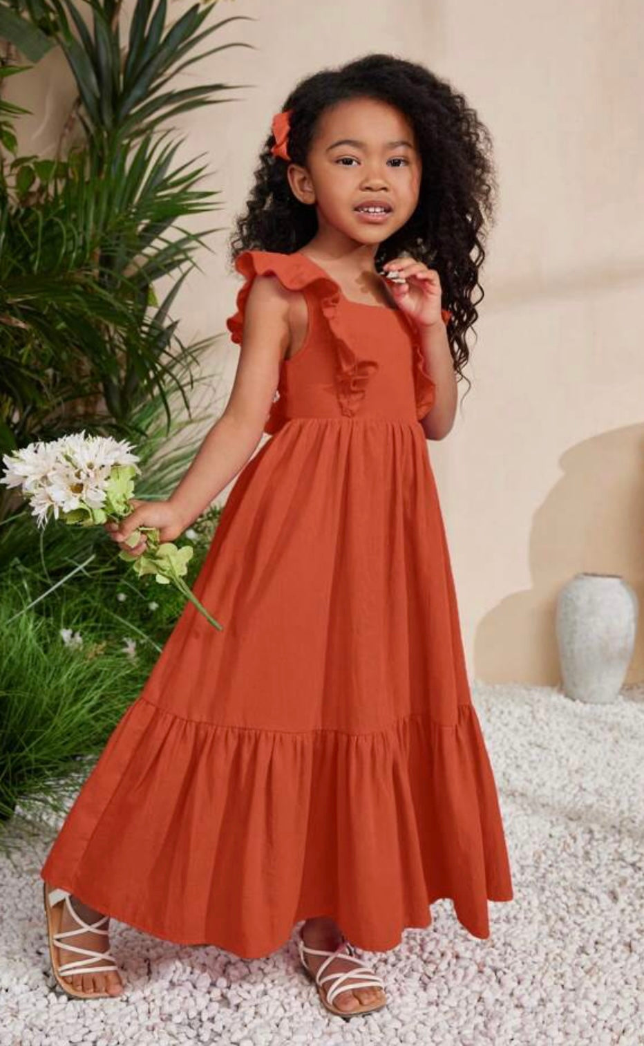 Ruffle Tie Dress