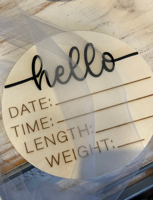 Hello World Sign and Year of Firsts