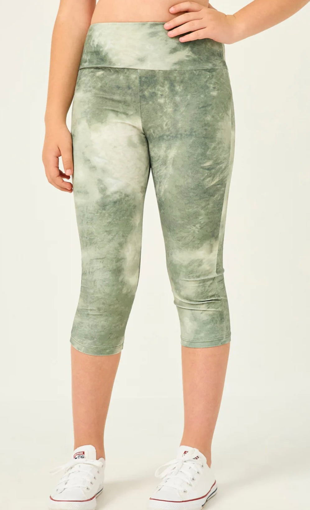 Olive Tie Dye Legging