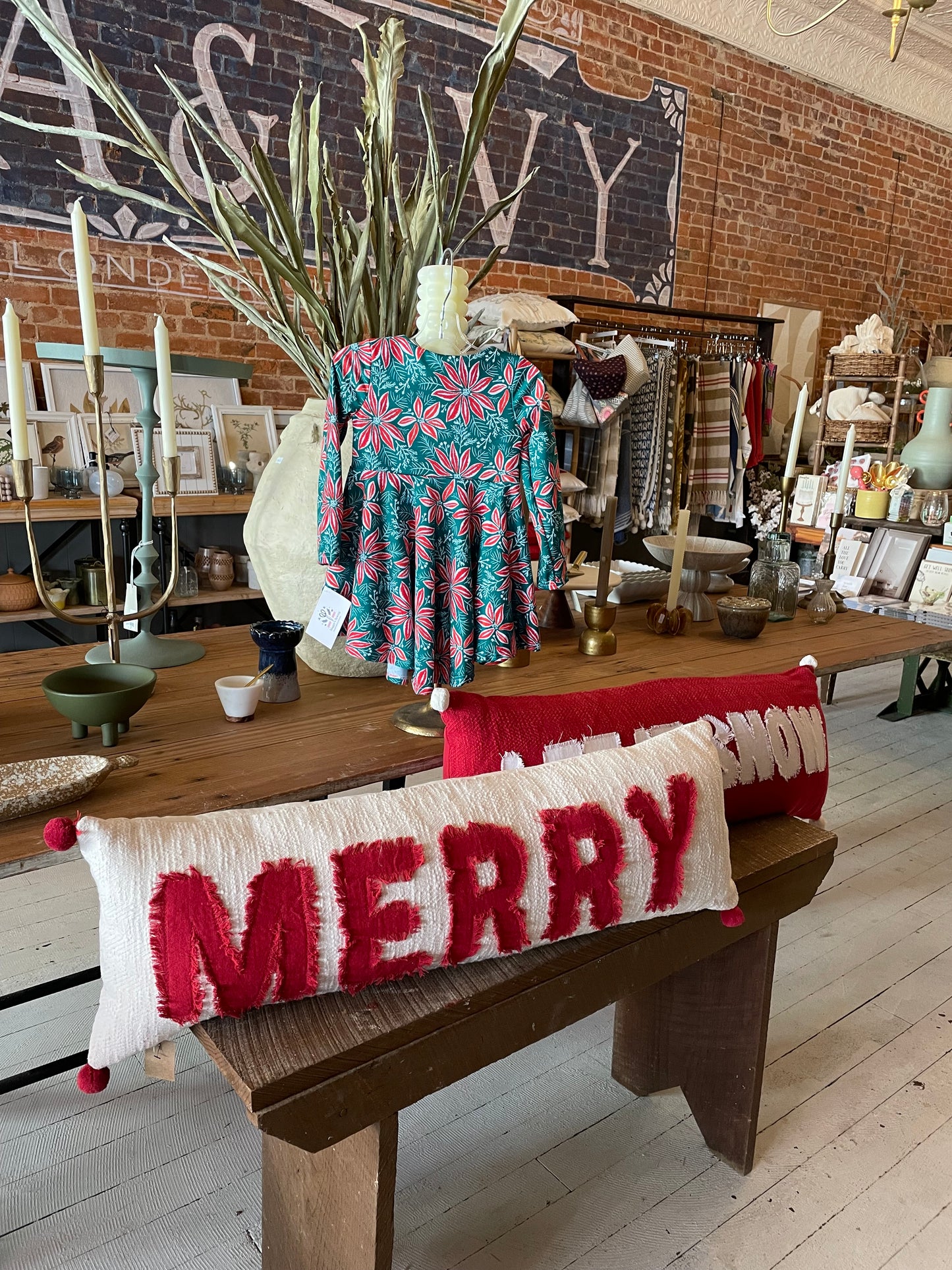 Poinsettia Twirl Dress