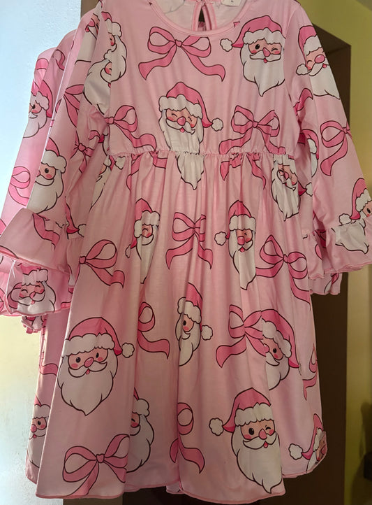 Pink Santa Dress