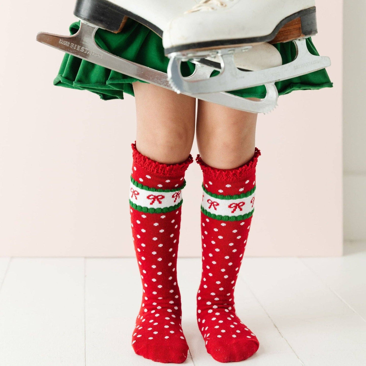 Classic Christmas Knee High Socks 3-Pack: 4-6 YEARS