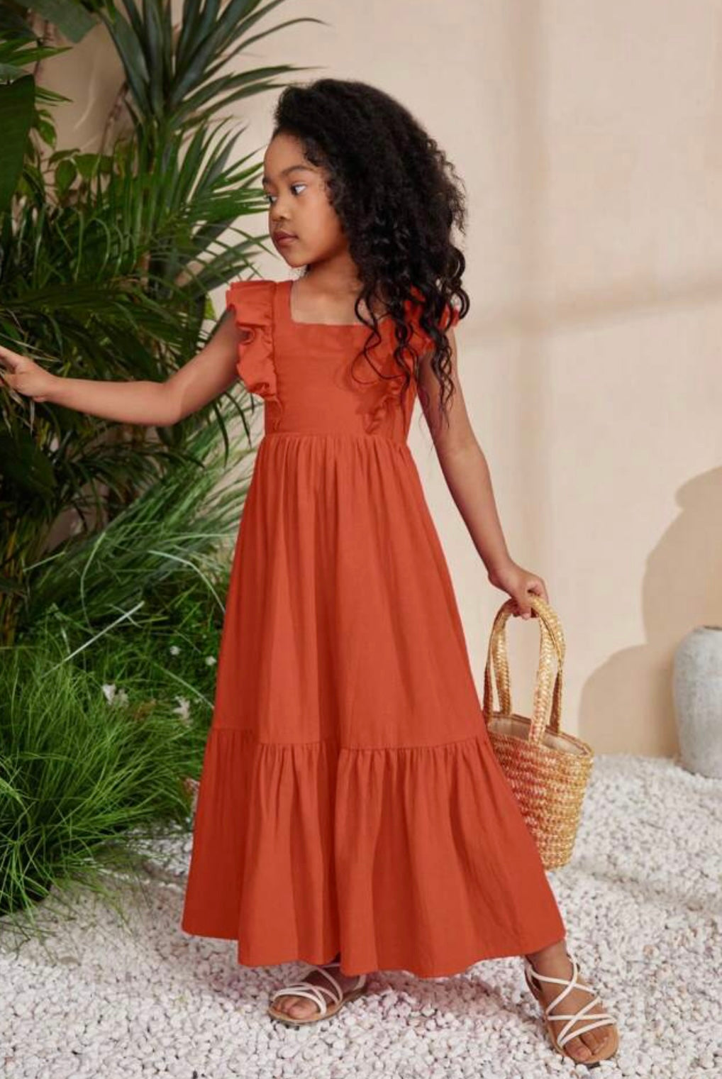 Ruffle Tie Dress
