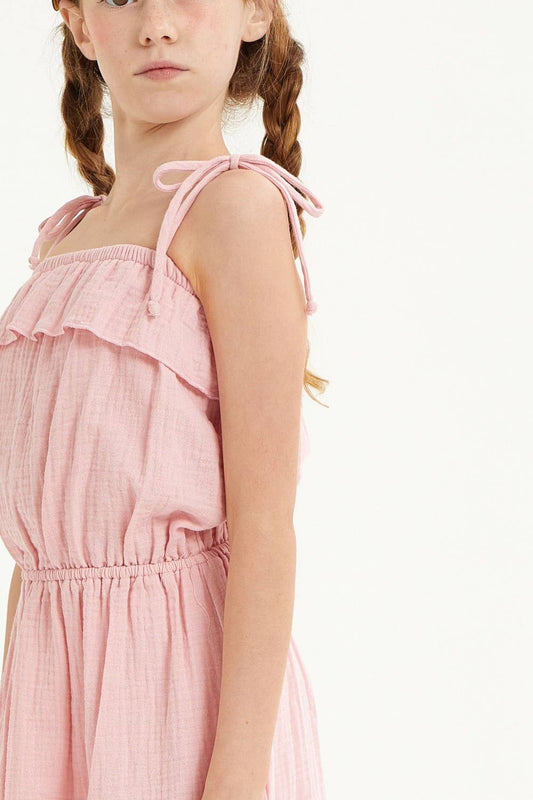 Tiered Gauze Dress