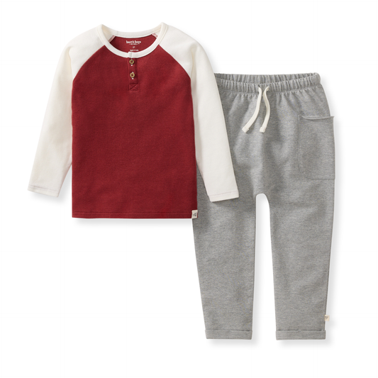 Thermal Organic Boy Tee & Pants Set