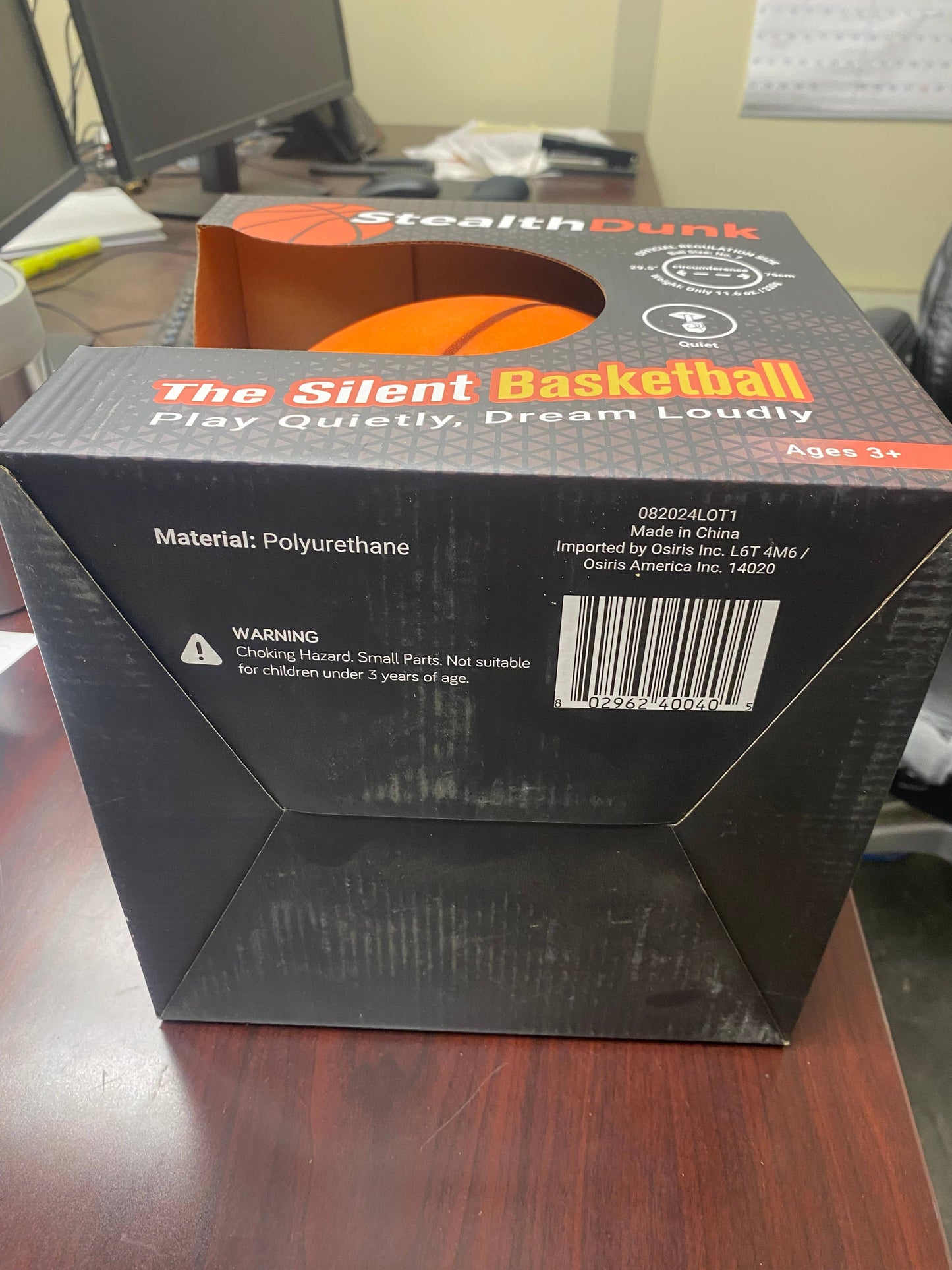StealthDunk: The Silent Basketball - Multiple Sizes: Official Full Size No.7: 29.5" / 75cm