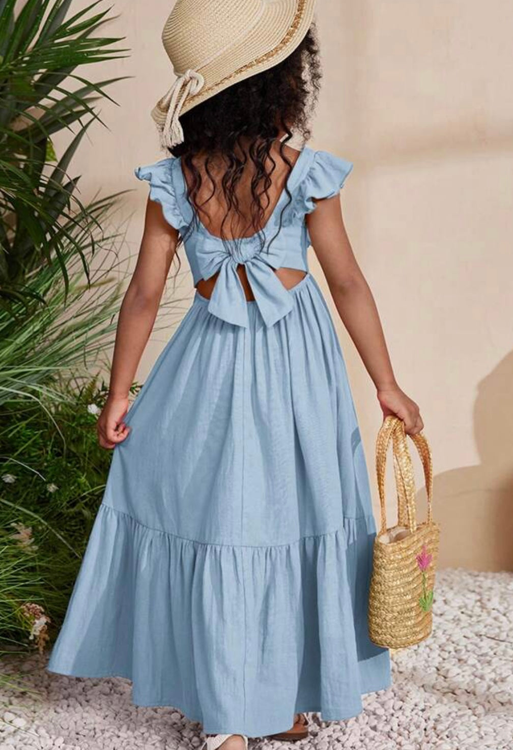 Ruffle Tie Dress