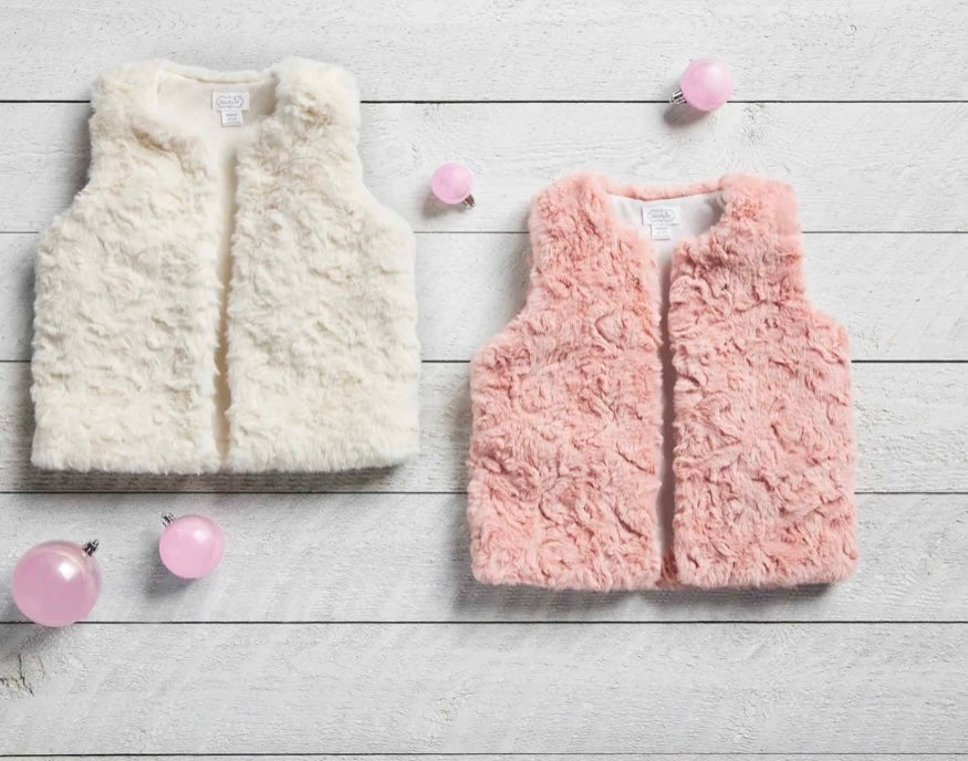 Fur Toddler Vests