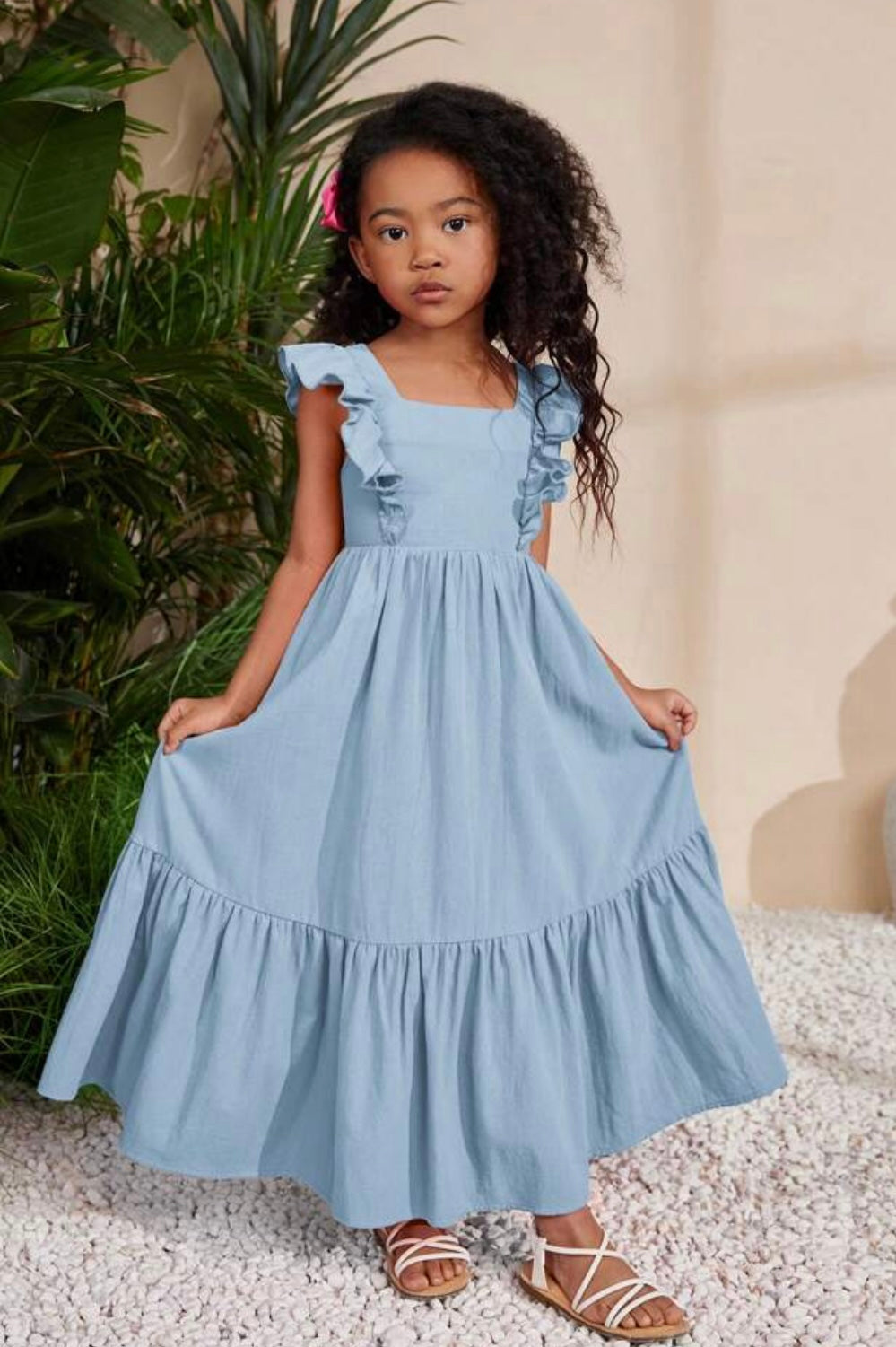 Ruffle Tie Dress