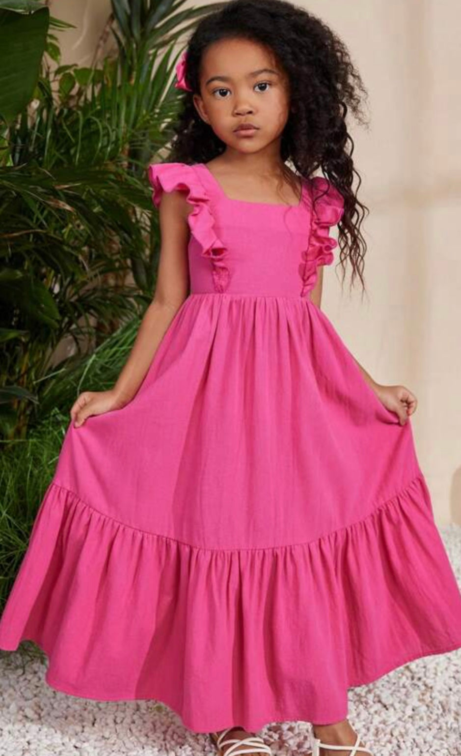 Ruffle Tie Dress