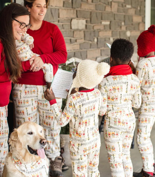 Family Holiday Pajamas Sweet Carolers