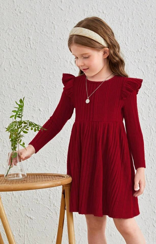 Deep Red Dress