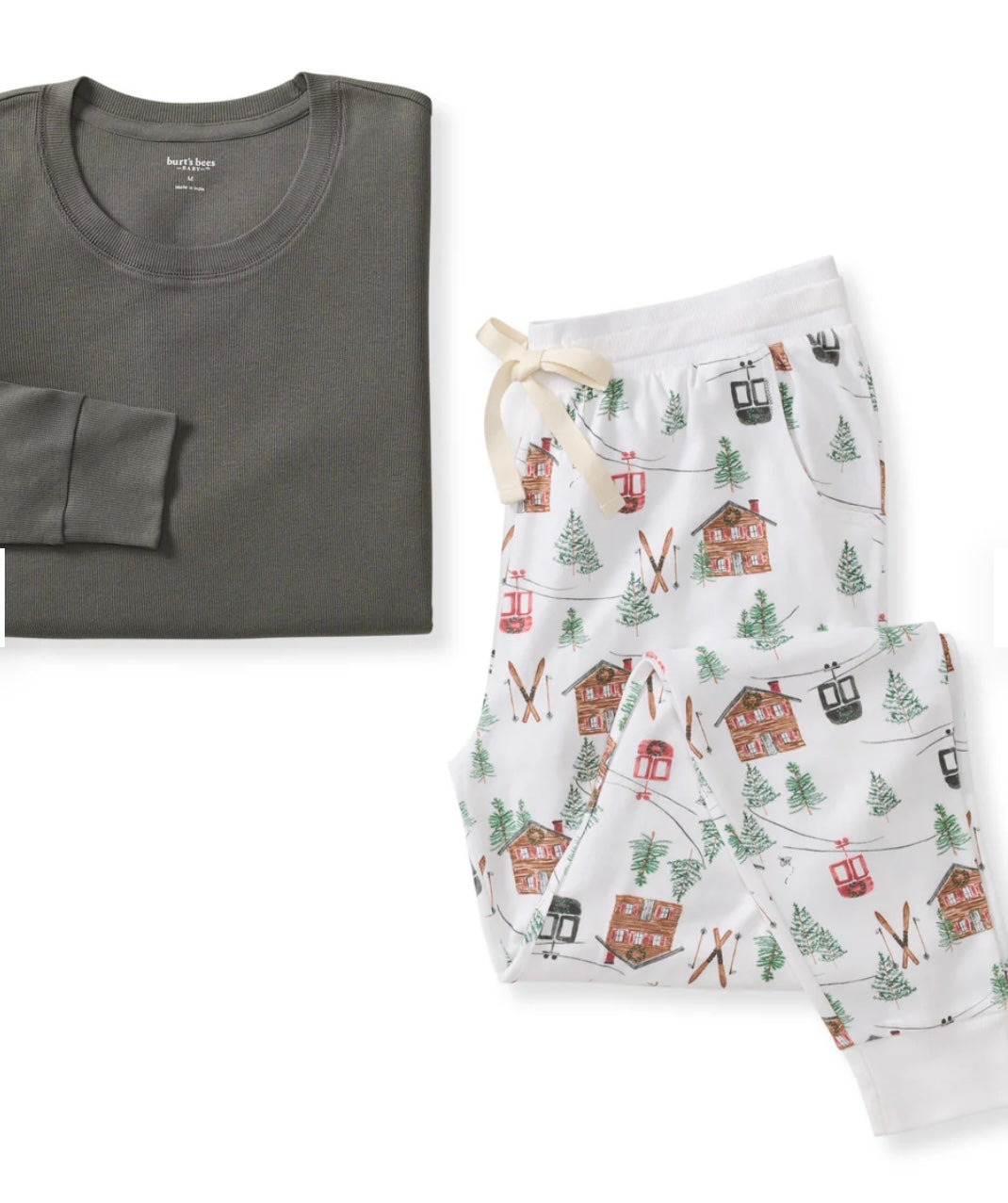 Family Holiday Pajamas Ski the Alpine