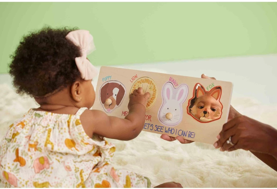 Wood Animal Mirror Puzzle