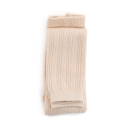 Vanilla Cable Knit Footless Tights loop