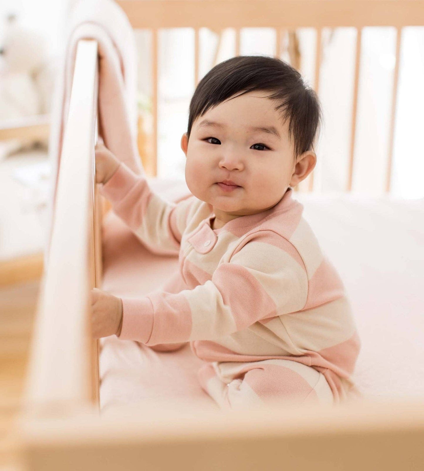 Rugby Stripe Organic Cotton Sleeper