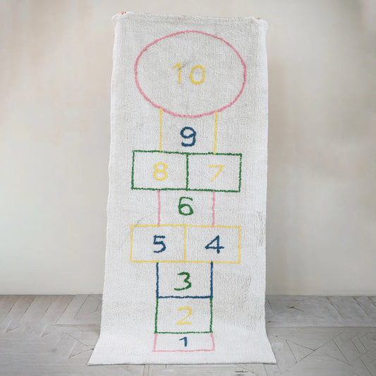Cotton Hopscotch Rug 3’x7’