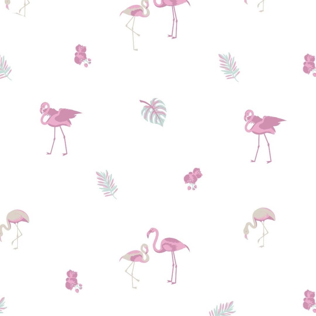 Flamingo Long Sleeve Bubble Romper