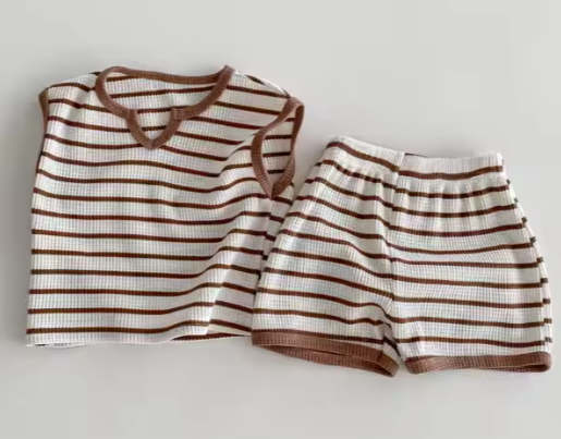 Blake Striped Short Set